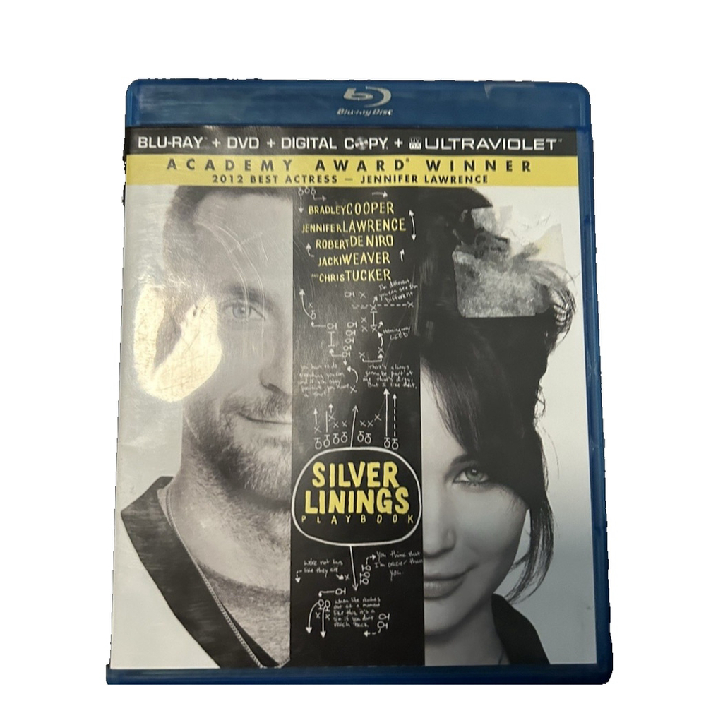 Silver Linings Playbook DVD and Blueray Used 2012 Rated R